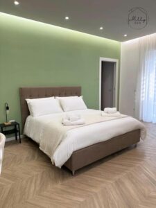 Soggiorno per vacanze con cucina attrezzata a Frattaminore